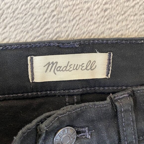 Madewell Women's Jeans Size 29 10" High-Rise Skinny Cotton/Polyester/Elastane Bl - Picture 7 of 14